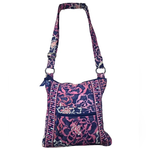 Vera Bradley Handbags - Vera Bradley Pink and Purple Women's Crossbody Bag